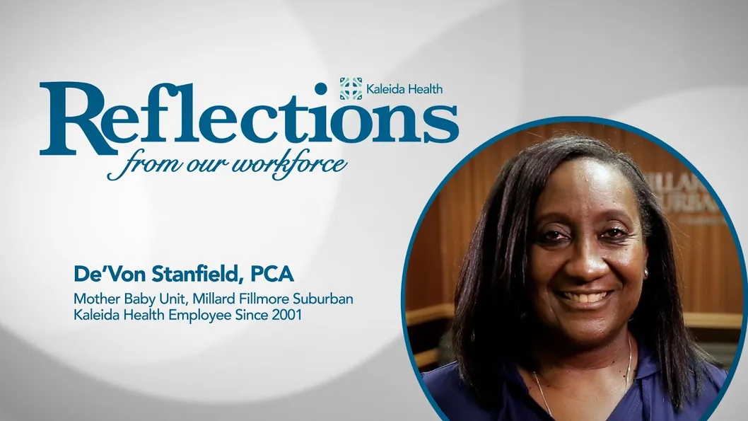 Reflections from our workforce: De'Von Stanfield, PCA