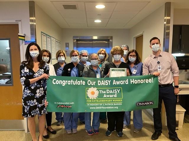 Darcy Searer Receives DAISY Award for Millard Fillmore Suburban Hospital