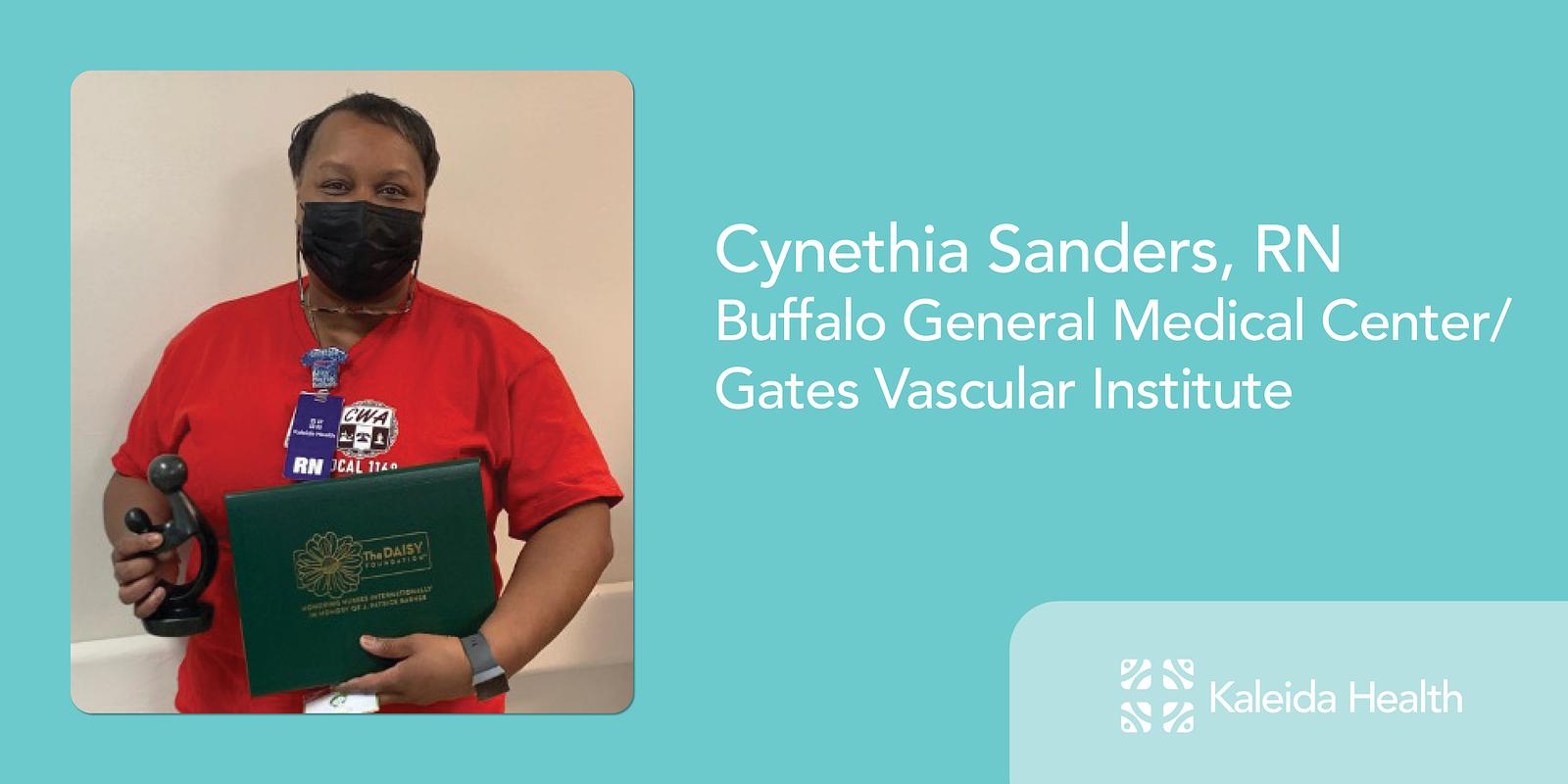 Cynethia Sanders Presented with DAISY Award