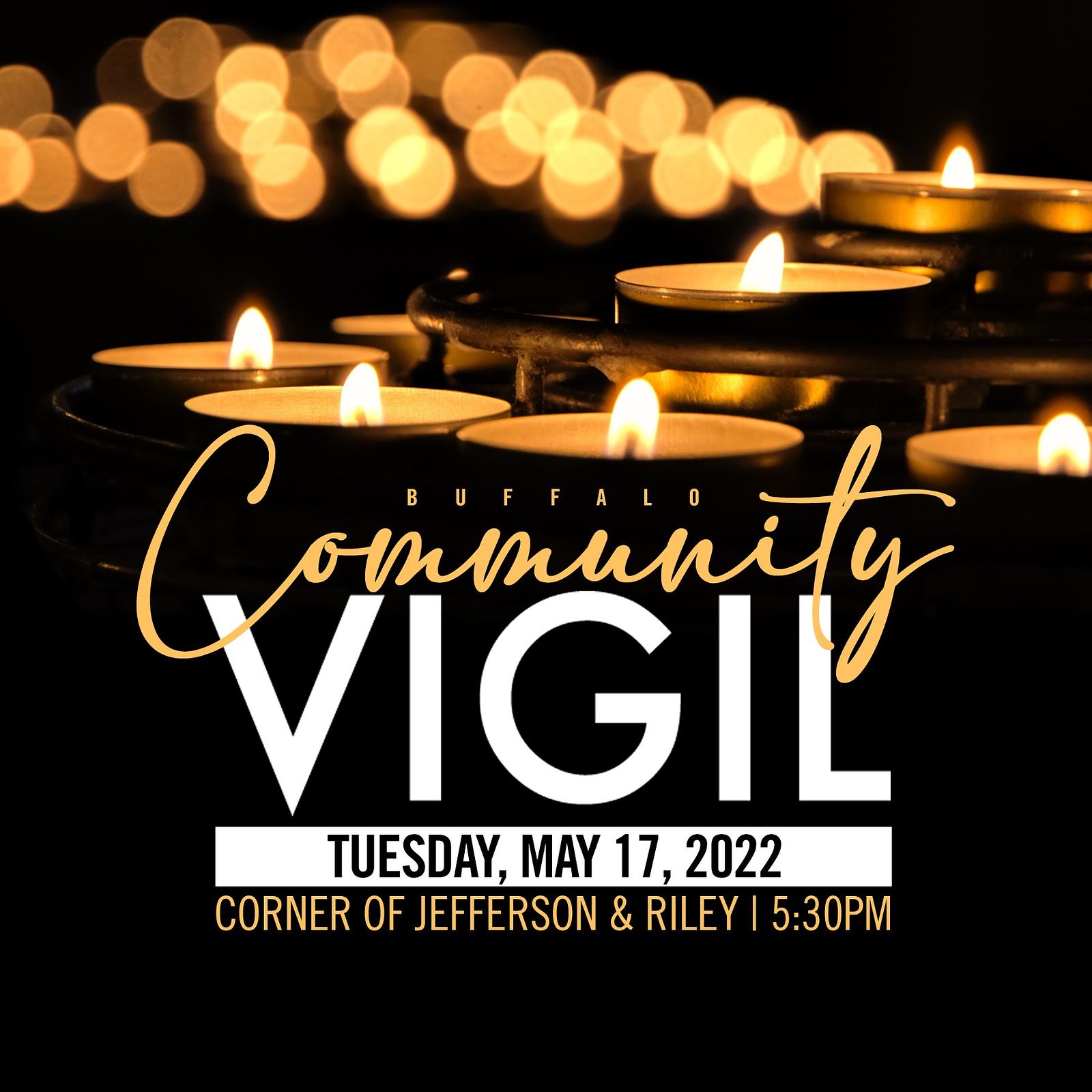 Community Vigil Tuesday, May 17 at 5:30 p.m.