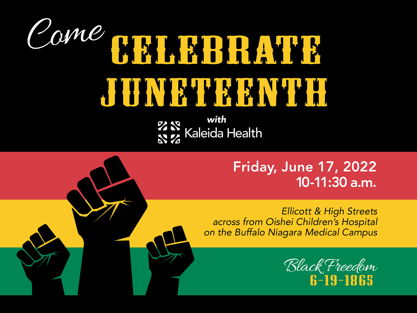 Celebrating Juneteenth at Kaleida Health