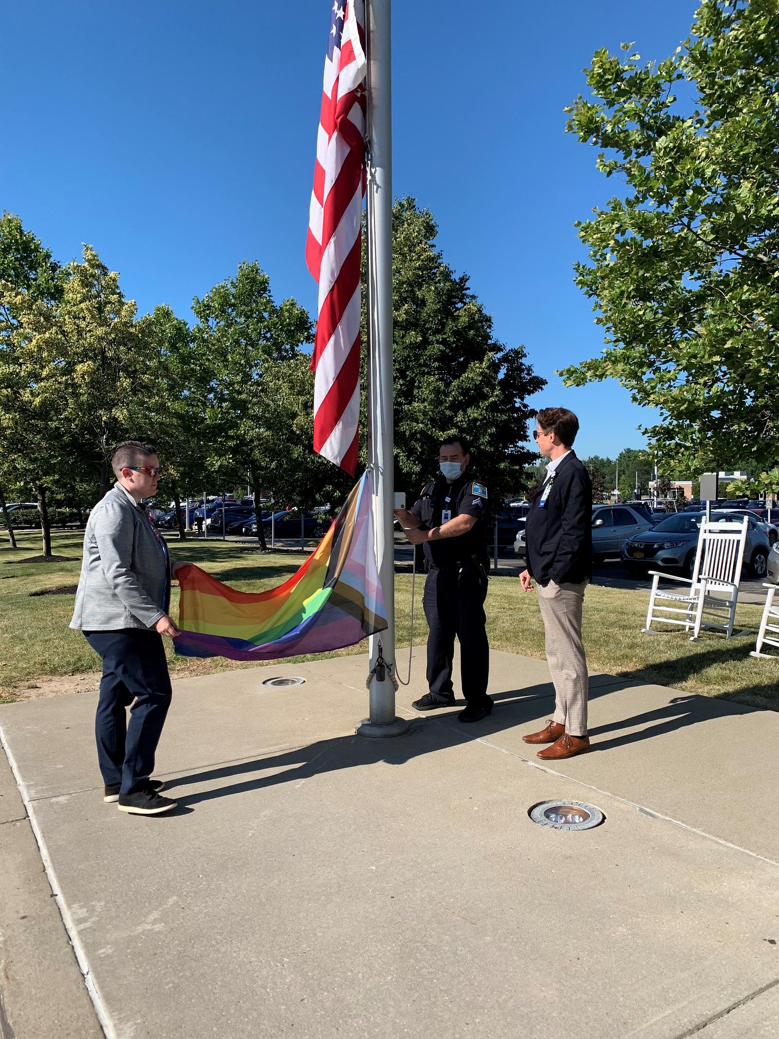 Photo Recap: Pride Flag Raising Ceremonies