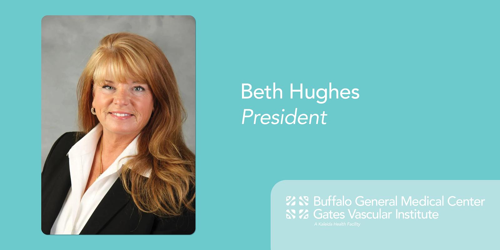 Beth Hughes Named President of Buffalo General Medical Center/Gates Vascular Institute