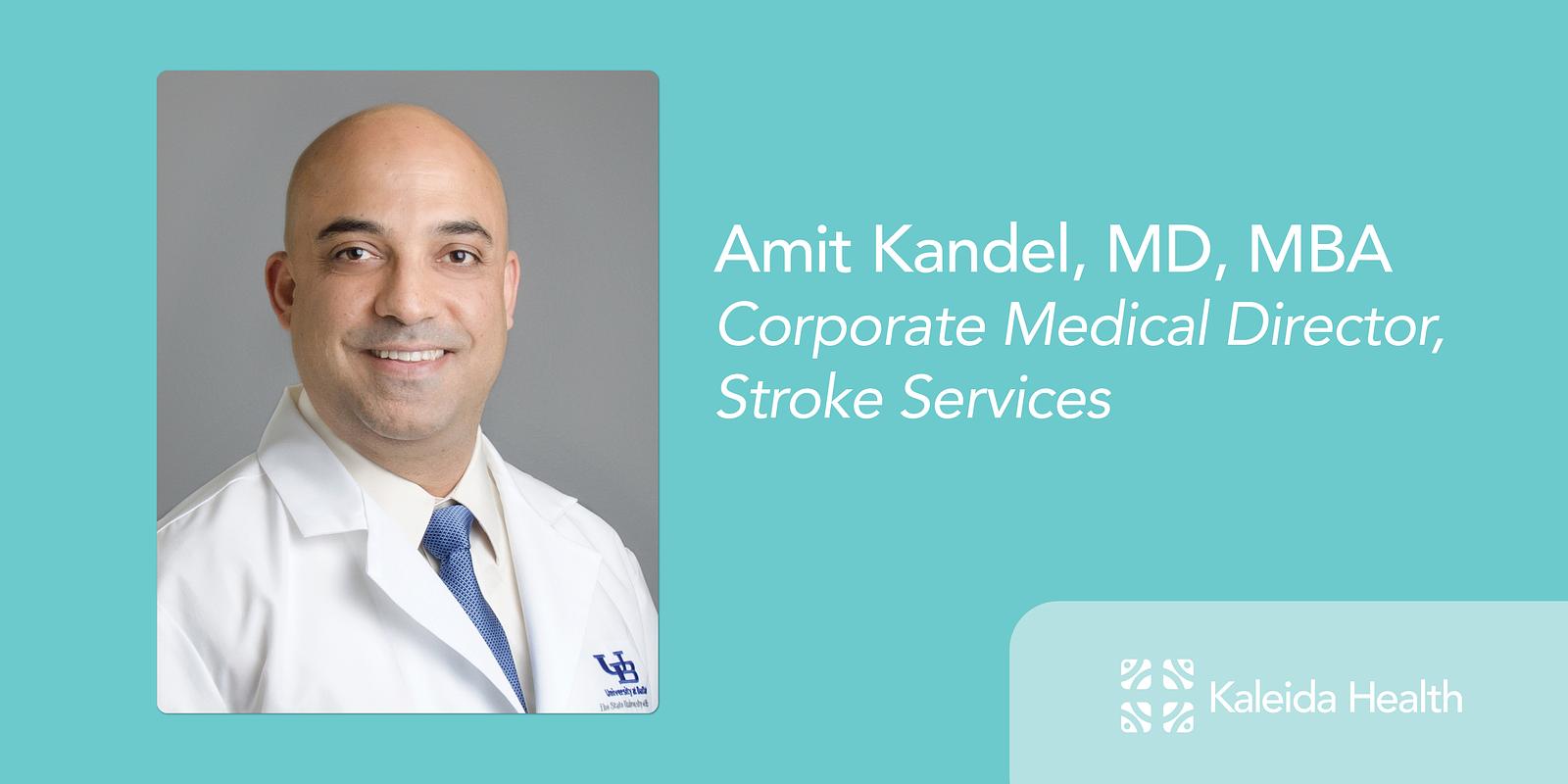 Kandel Named Kaleida Health Corporate Medical Director for Stroke Services