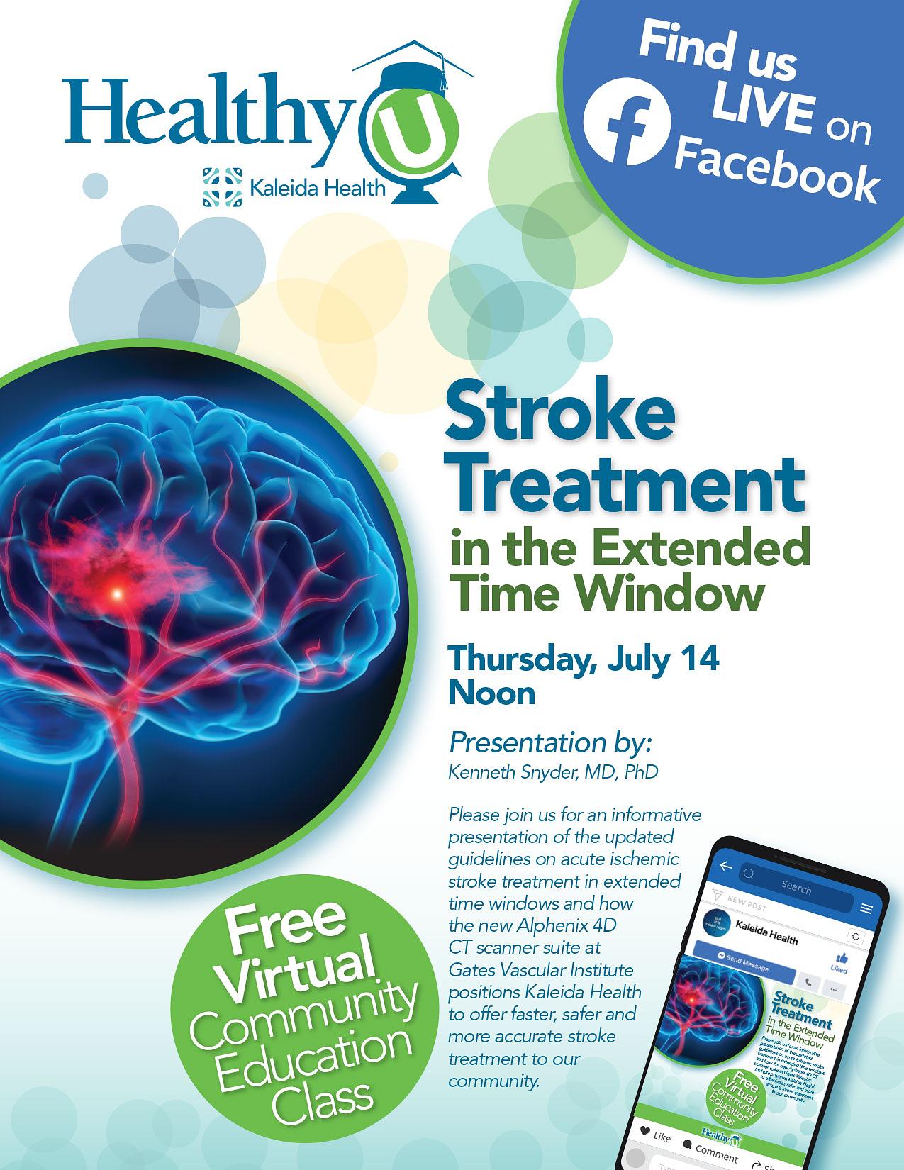 WATCH NOW: Healthy U: Stroke Treatment in the Extended Time Window