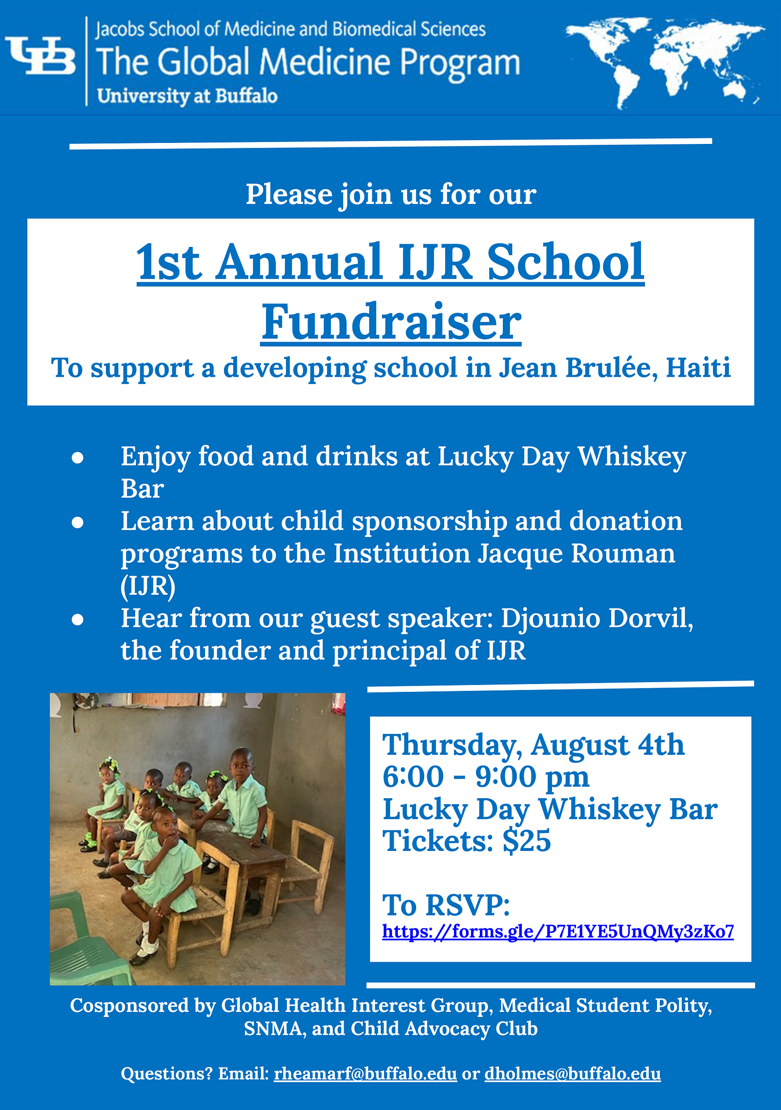 RSVP: 1st Annual IJR School Fundraiser on Thursday, August 4