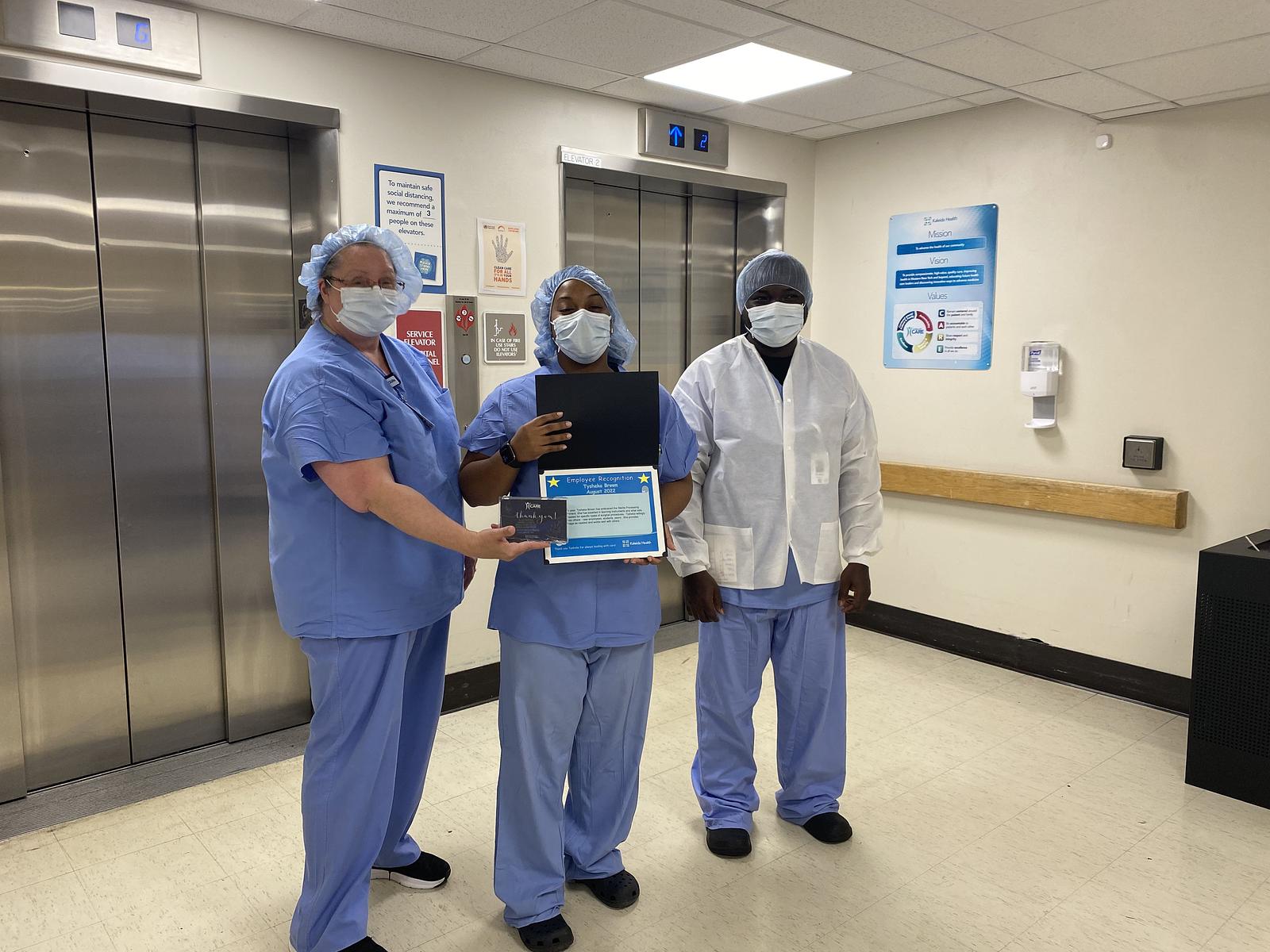 Leading with CARE Award Presented to Tysheka Brown
