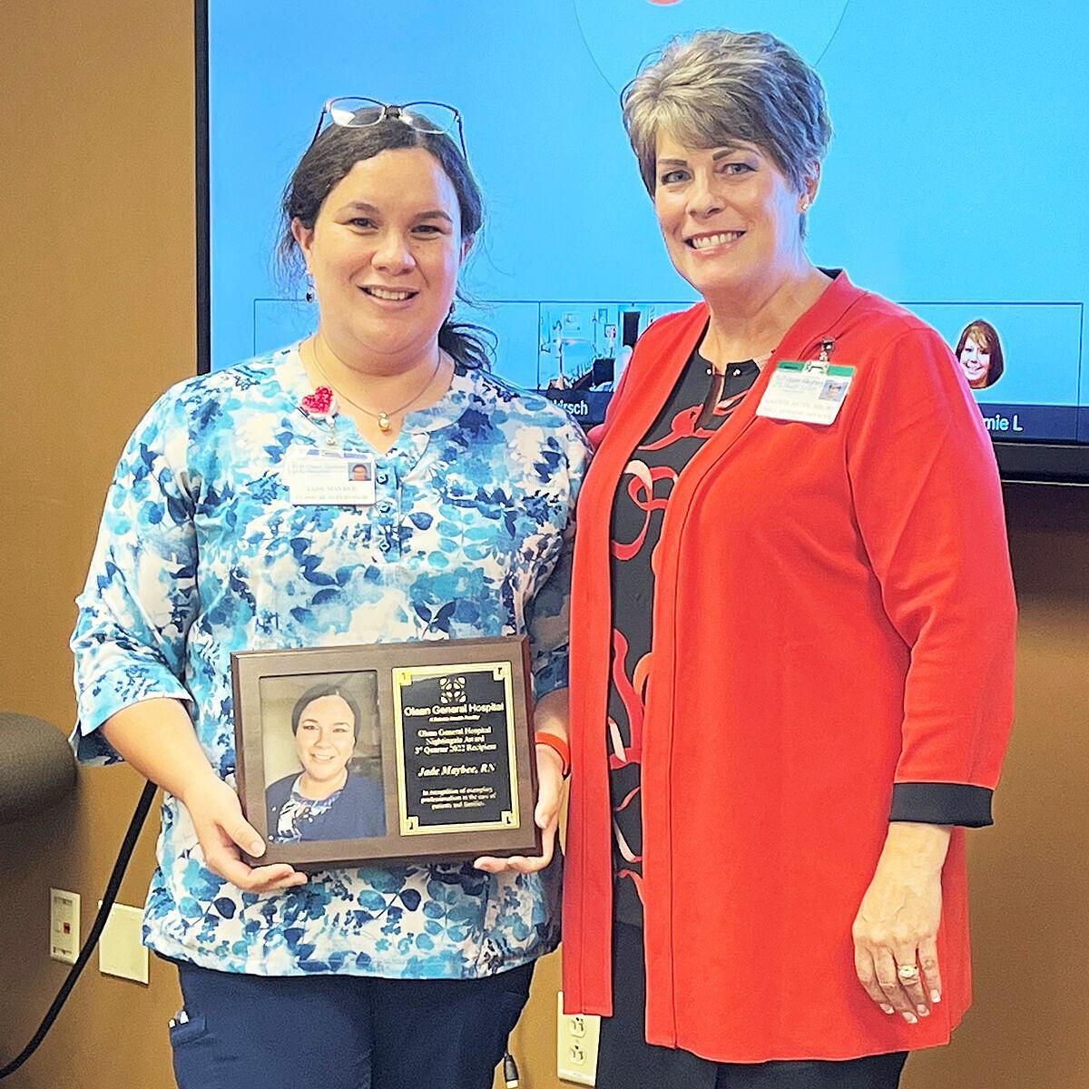 Olean Times Herald: Nightingale Award presented to Olean General Hospital nurse