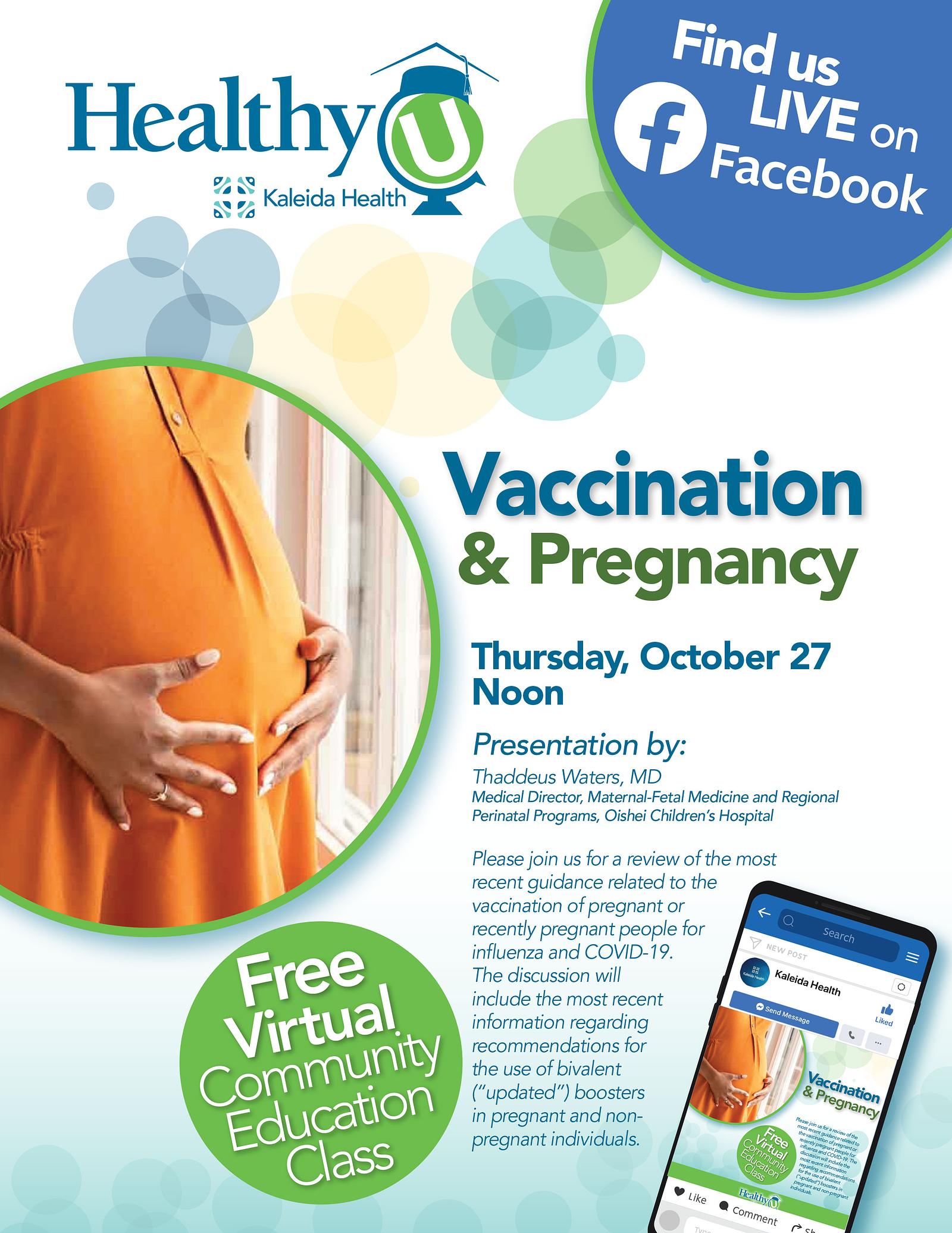 Healthy U: Vaccination & Pregnancy