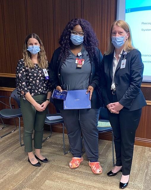 Leading with CARE Award Presented to Alicia Gray  