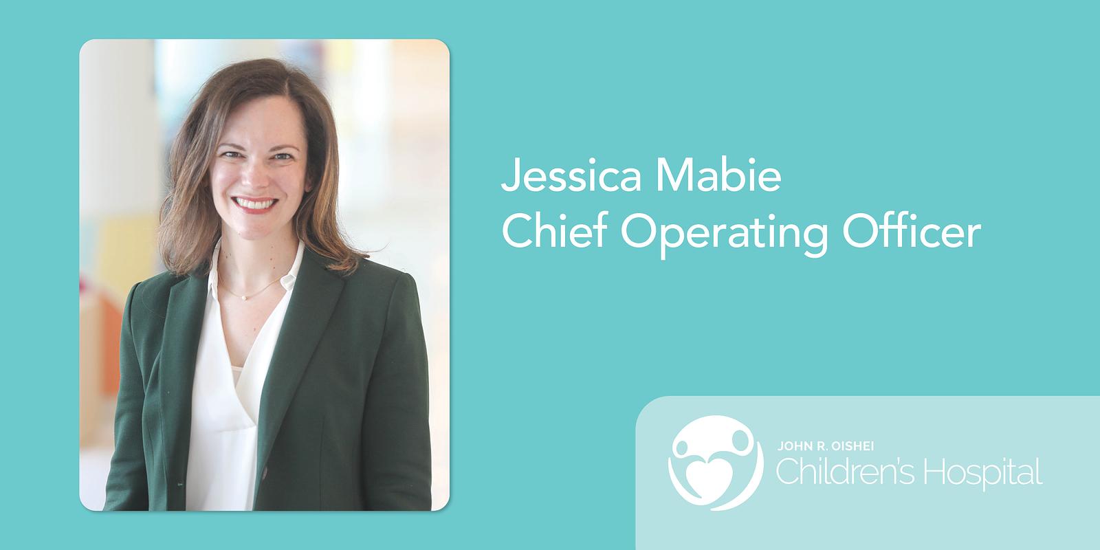 Mabie Named Chief Operating Officer of Oishei Children's Hospital