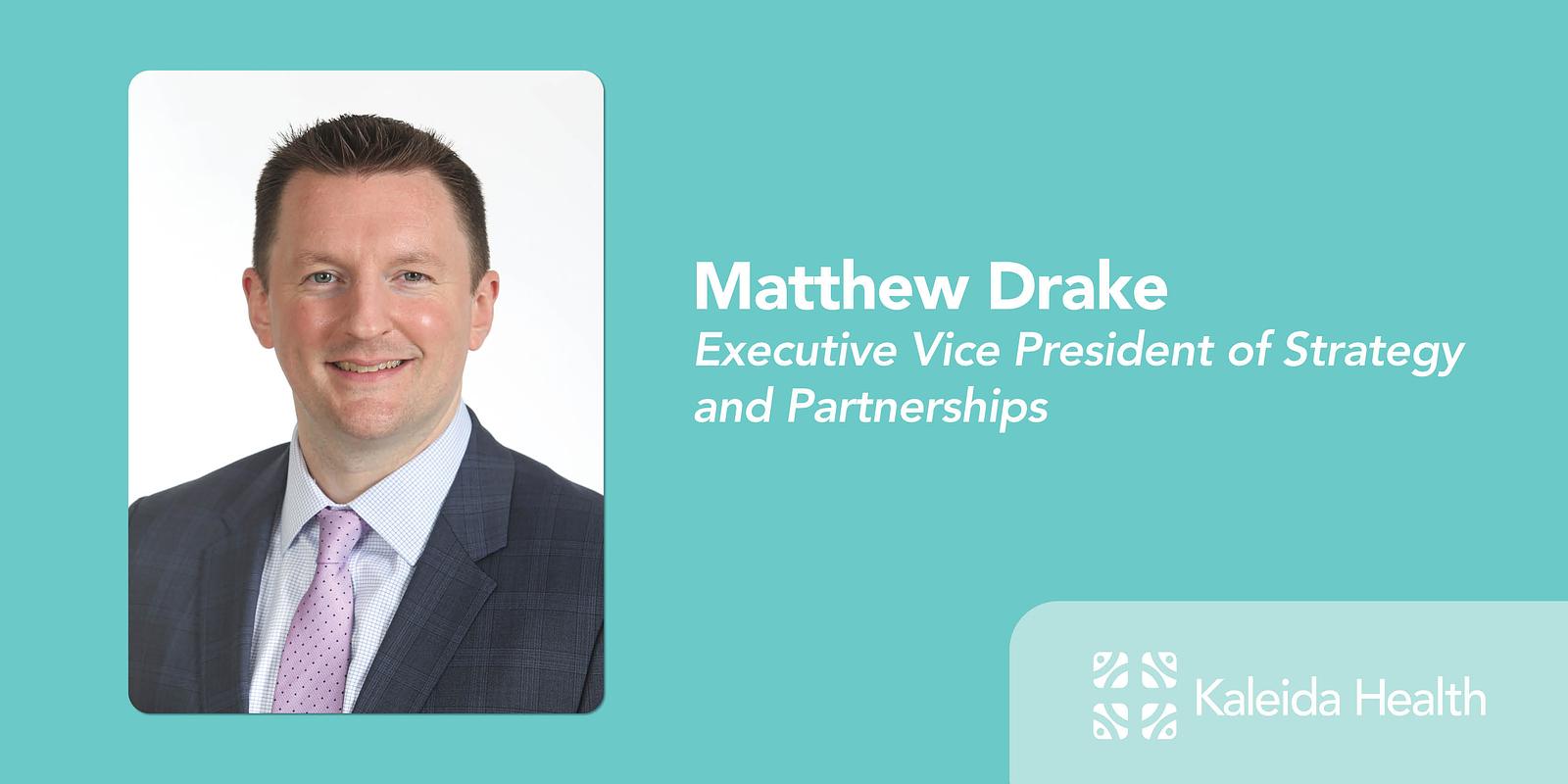 Drake Named EVP for Strategy & Partnerships