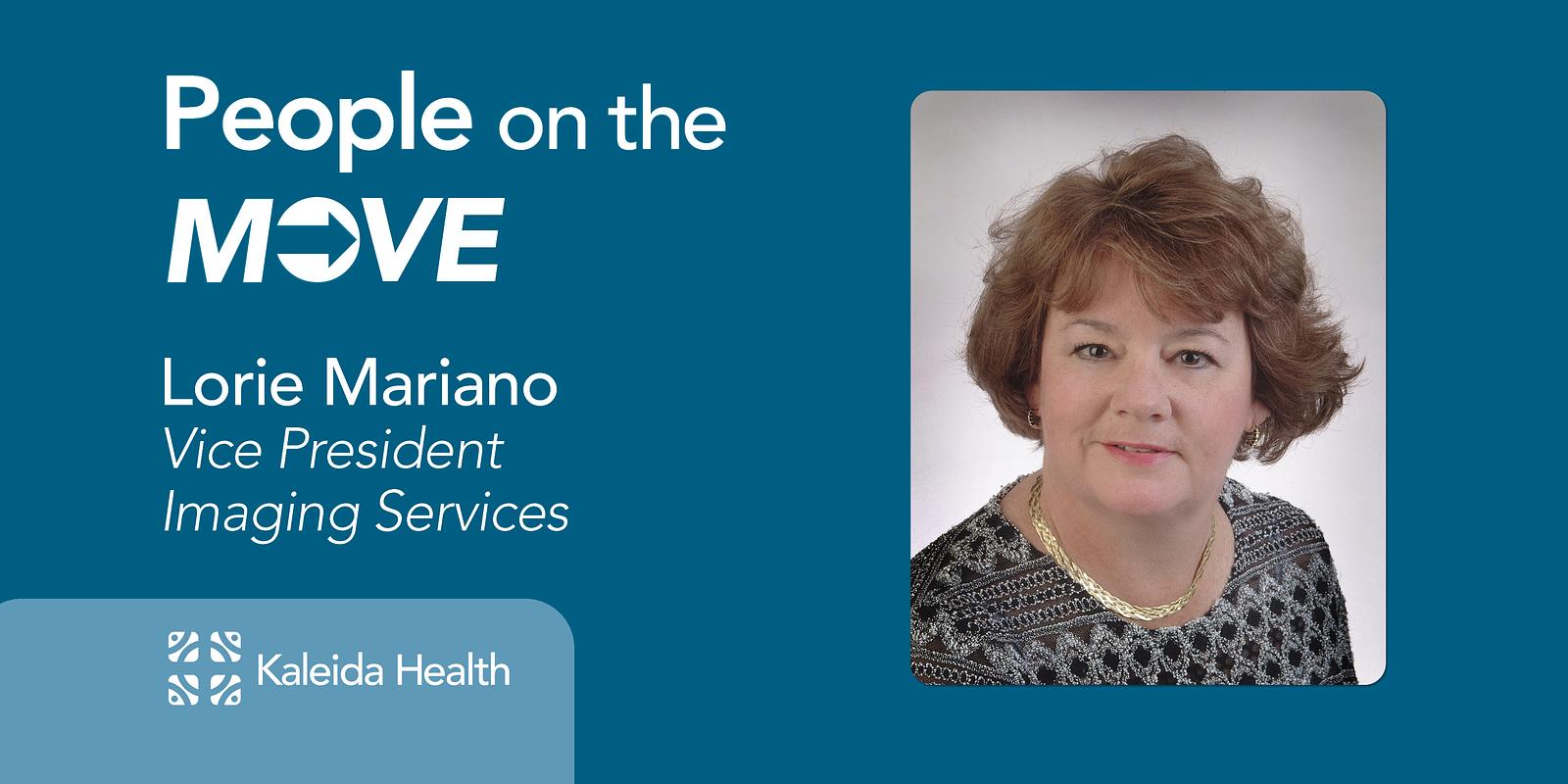 Mariano Named Vice President of Imaging Services for Kaleida Health