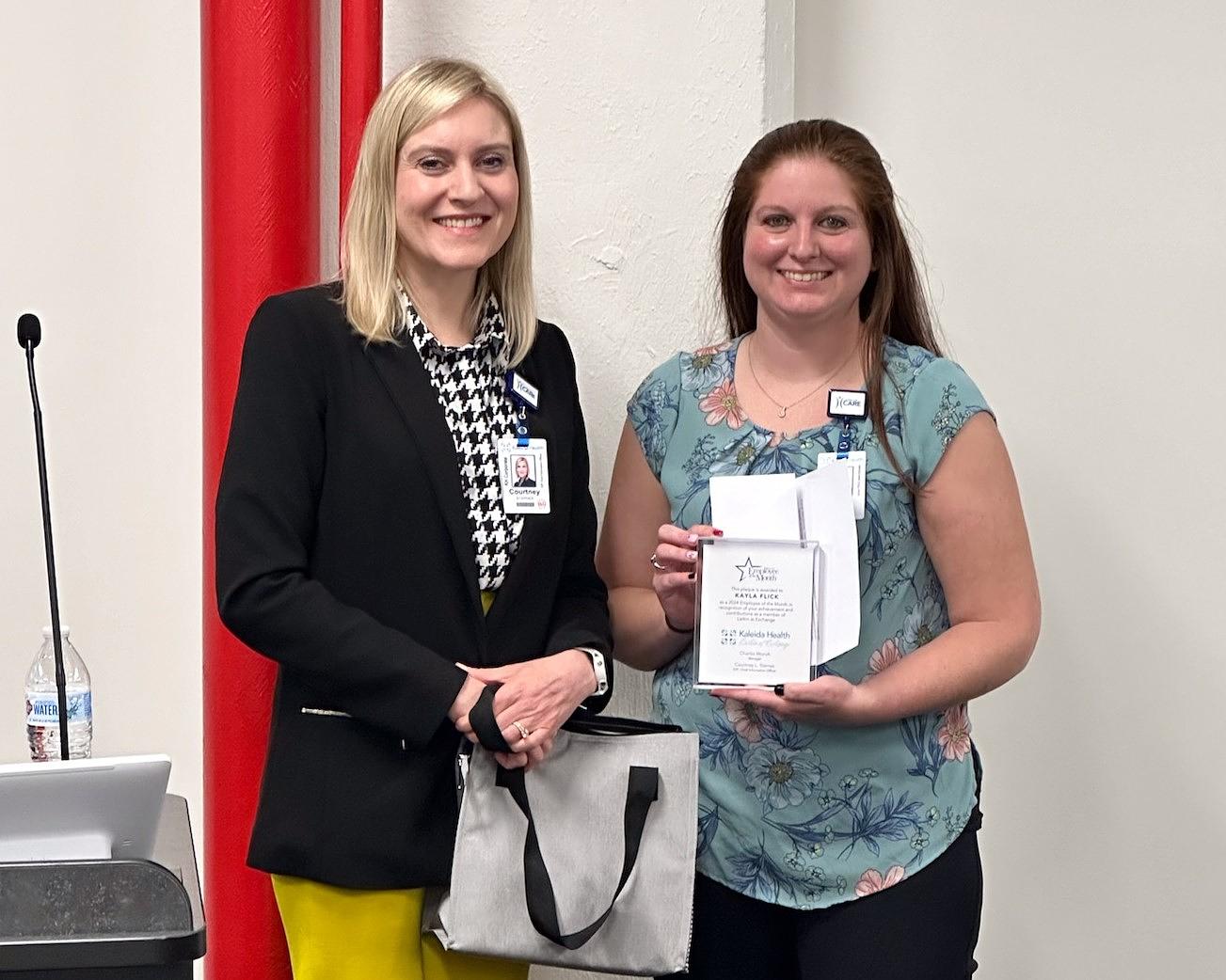 Congratulations to Larkin Employee of the Month Kayla Flick