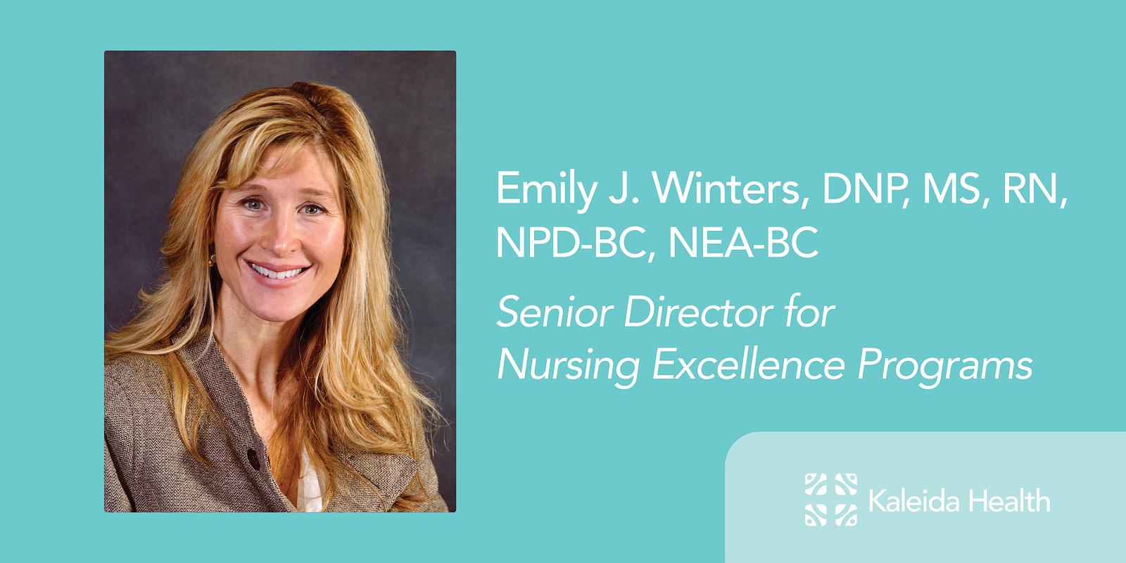 Winters Named Senior Director for Nursing Excellence Programs