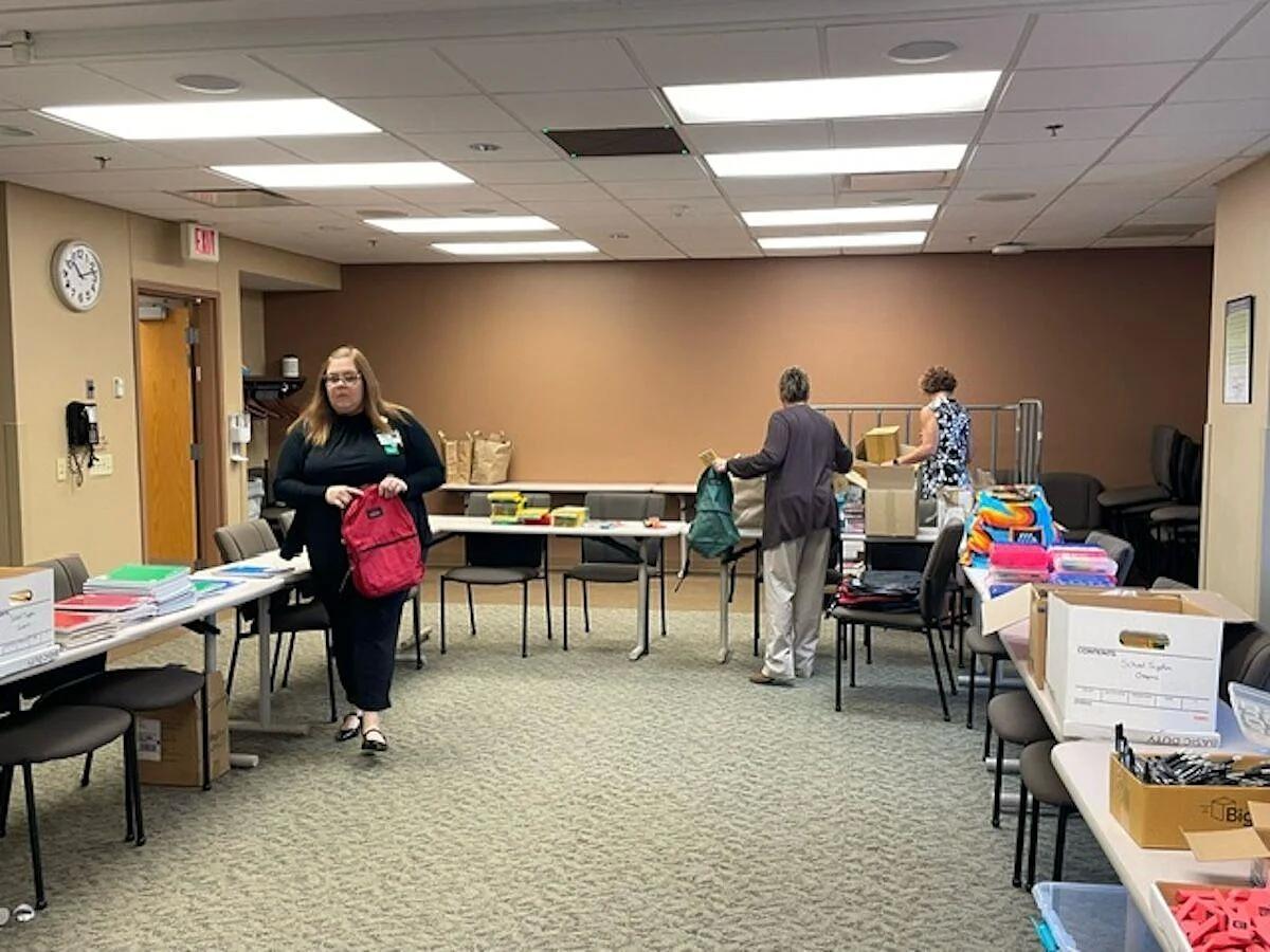 Olean Times Herald: Olean General, BRMC donate 500 backpacks for school