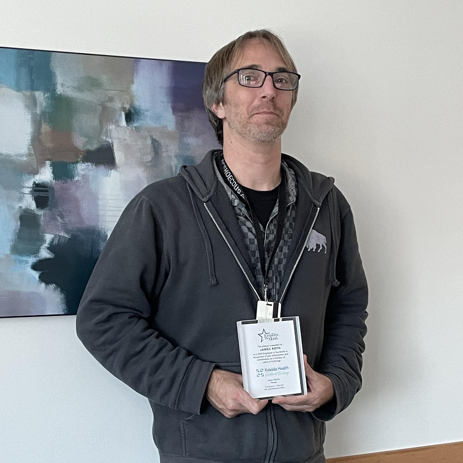 Congratulations to Larkin Employee of the Month Jim Roth