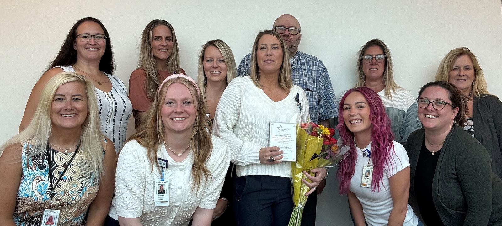 Congratulations to Larkin Employee of the Month Jennifer Fenton