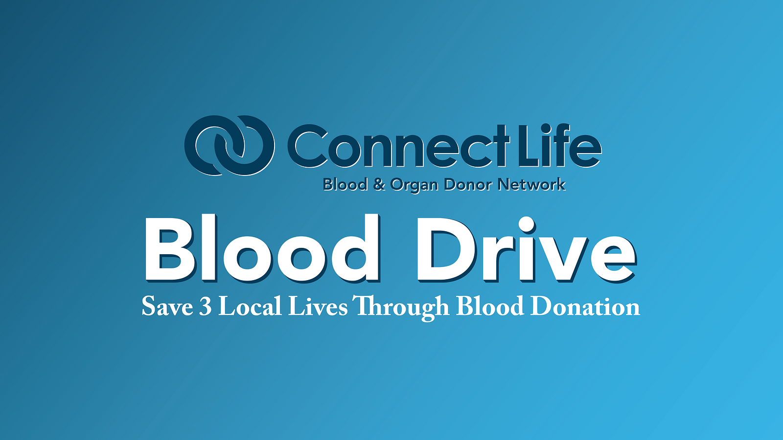 ConnectLife blood drive, Wednesday November 19