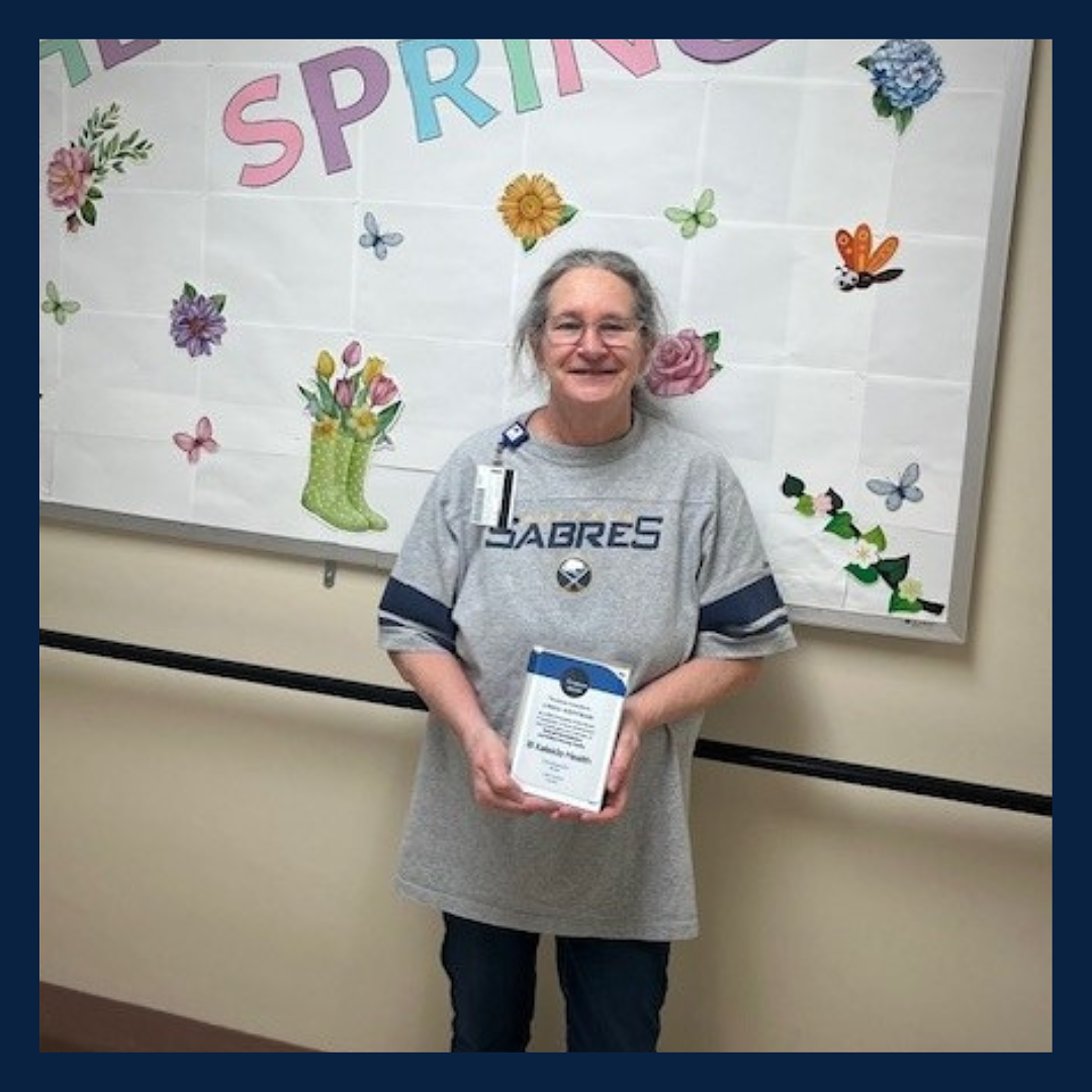 Employee of the Month at DeGraff Rehabilitation and Skilled Nursing Facility: Linda Hoffman