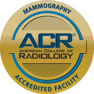 American College of Radiology accredited facility in mammography