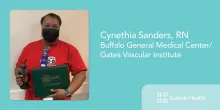 Cynethia Sanders Presented with DAISY Award