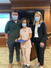 Leading with CARE Award Presented to Martha Maloney  