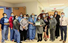 Lynne Wilkins Presented with DAISY Award