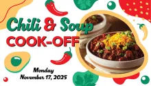 Reminder:  Chili & Soup Cook-off