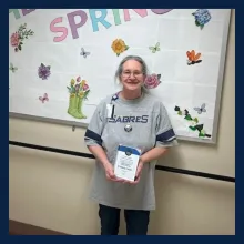 Employee of the Month at DeGraff Rehabilitation and Skilled Nursing Facility: Linda Hoffman